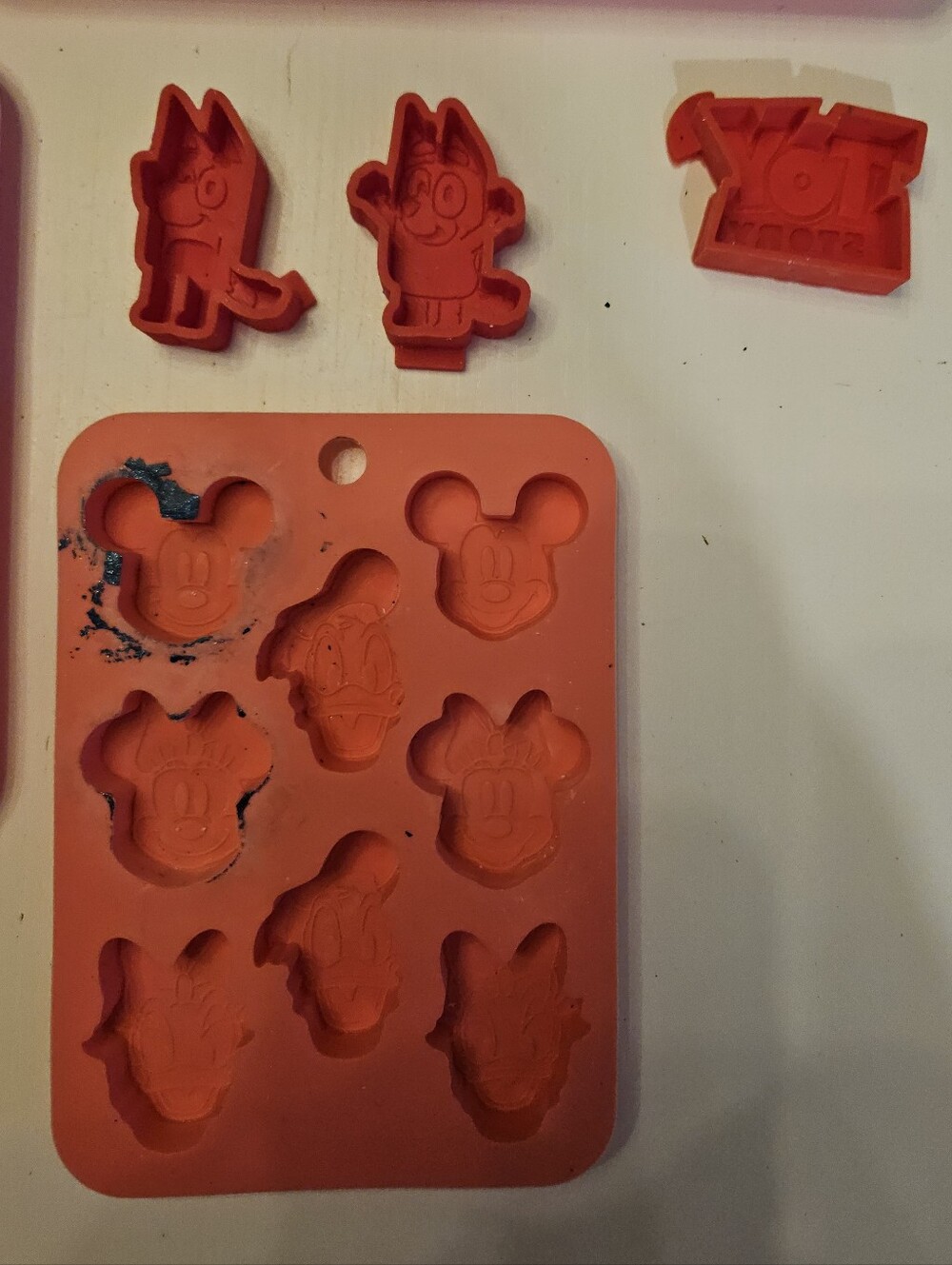 Assorted Disney, Paw Patrol, Bluey Silicone Molds - Picture 2 of 5